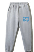 23 Youth Sweatpants (Grey with Blue)